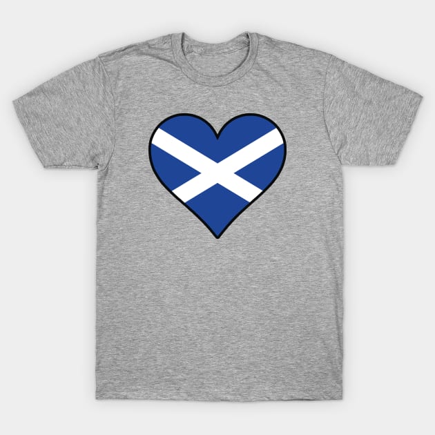 I Love Scotland T-Shirt by dustbrain